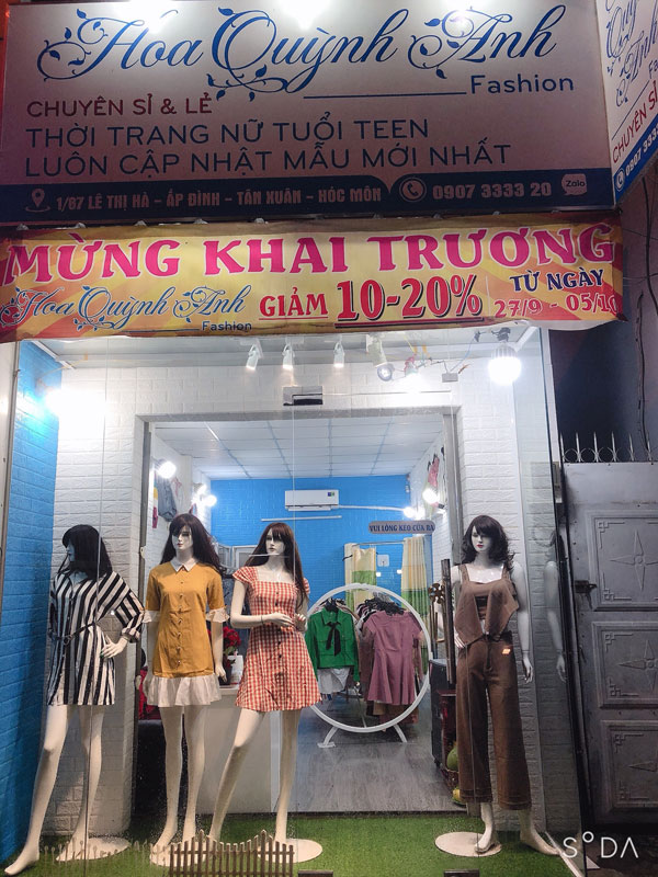 Sang shop thời trang mặt tiền Lê Thị Hà, Hóc Môn