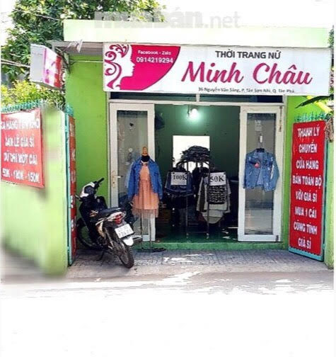 cần sang gấp shop thời trang gần Trường Chinh- Âu cơ