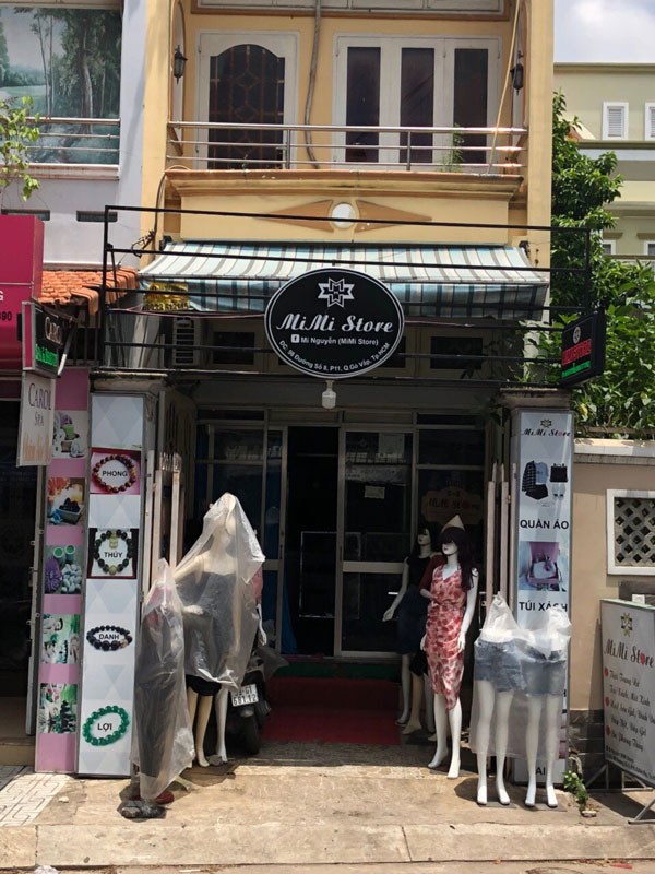 Sang mặt bằng shop trời trang