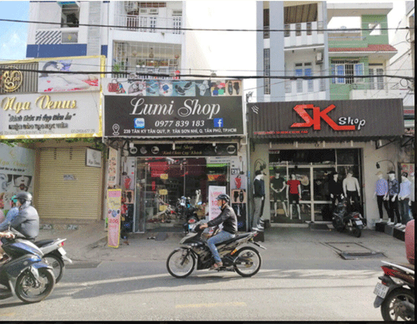 Sang shop thời trang Quận Tân Phú