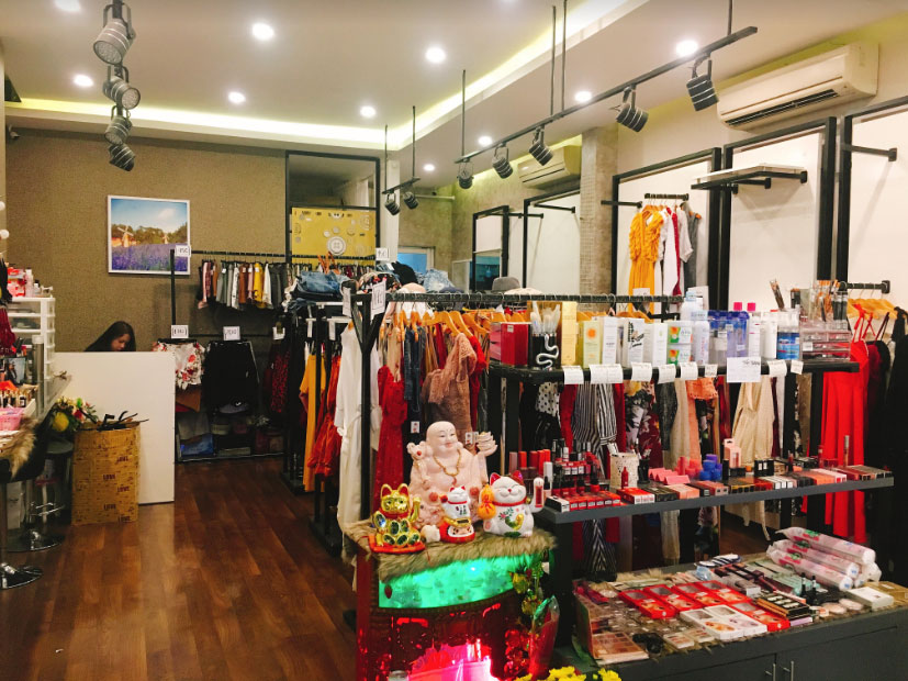 Sang shop thời trang đường Thông nhất