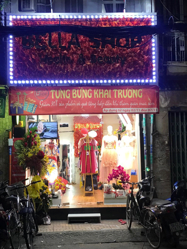 Sang shop thời trang vị trí đẹp quận 3