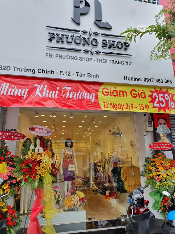 Mình sang shop thời trang mới mở, thiết kế đẹp