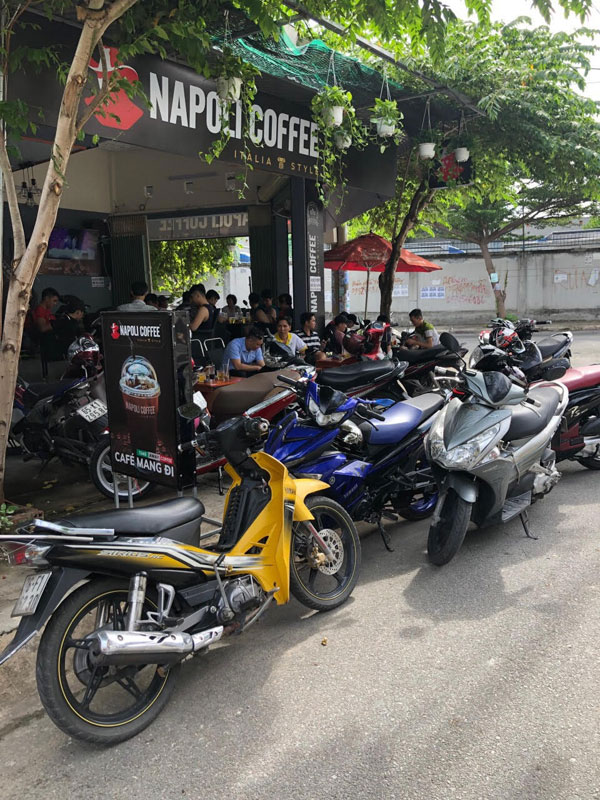 Sang quán Cafe Napoly tại Khu tái định cư Đông Hòa, Dĩ An, Bình Dương