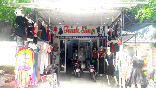 Cần sang gấp Shop thời trang nữ giá rẻ, 944A Hương Lộ 2, Bình Tân.