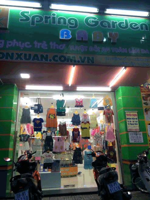 Sang một Shop quần áo baby quận Bình Tân