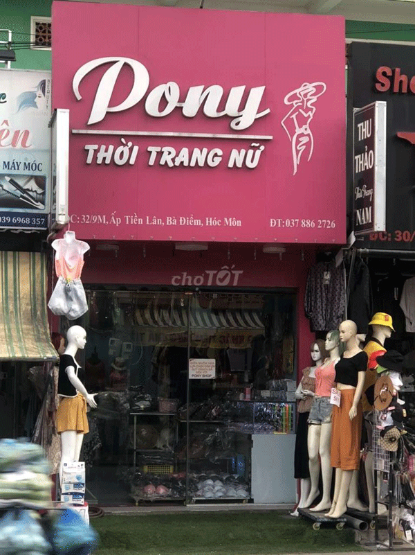 Sang shop áo quần nữ ngay chợ thuộc CC Hoàng Hải.