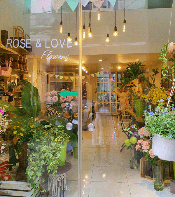 Sang shop hoa đẹp tại Cô Giang Quận 1