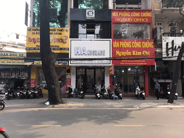 Sang shop mặt tiền số 233 đường Trần Quang Khải, Quận 1.