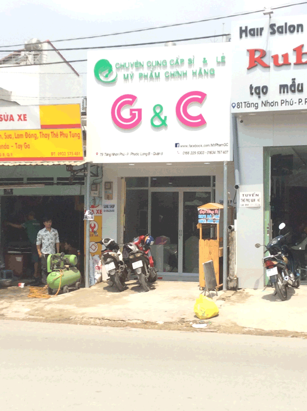 Sang shop mỹ phẩm đường Tăng Nhơn Phú, Phước Long B, Quận 9