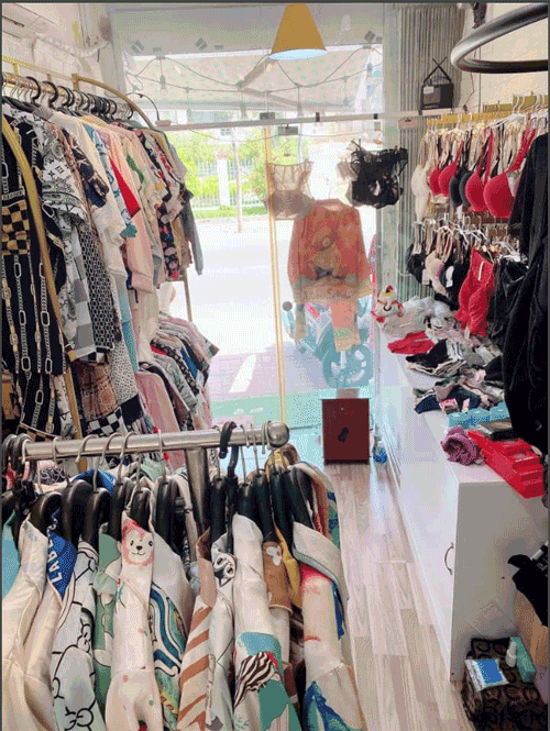 Sang Shop nội y , bikini, đồ Pijama mặt tiền đường Ba Cu Thành phố Vũng Tàu