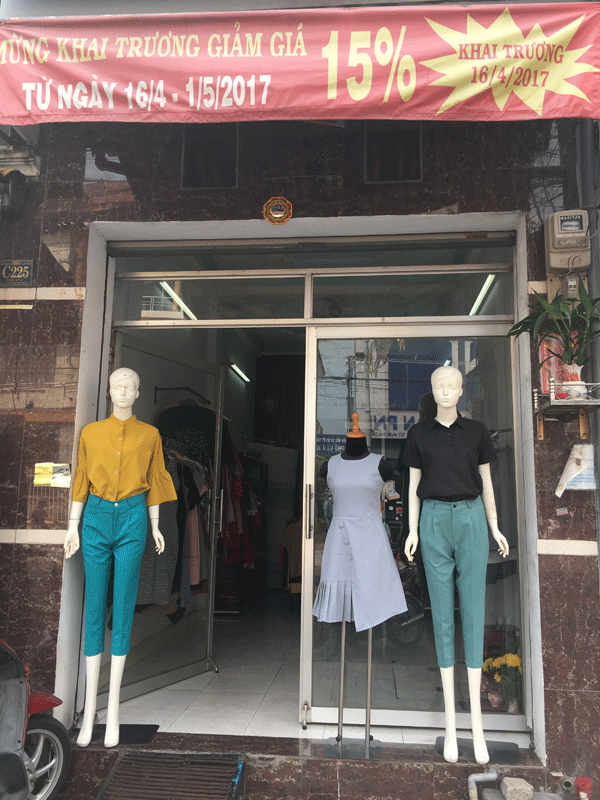 Sang shop thời trang  tỉnh Bình Dương