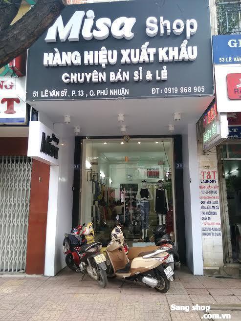 Sang shop thời trang đường Lê Văn Sỹ