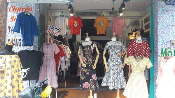 Sang shop thời trang gần chợ mặt tiền đường Nguyễn Súy
