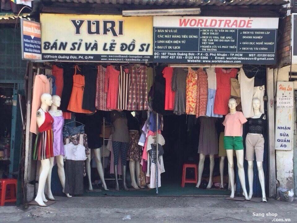 Sang shop thời trang hàng si quận Phú Nhuận