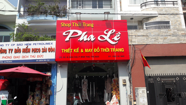 Sang shop thời trang mặt tiền số 55 Dân Chủ, Phường Bình Thọ, Quận Thủ Đức.