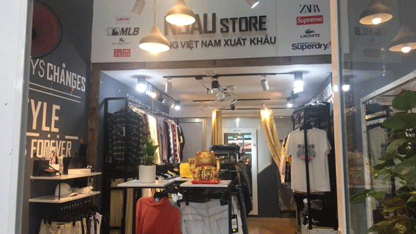 Sang shop thời trang Nam hàng xuất khẩu tại Đà Nẵng
