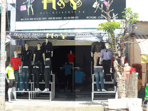 Sang shop thời trang nam nữ Quận Bình Tân