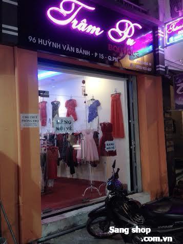 Sang shop thời trang nữ cao cấp quận Phú Nhuận