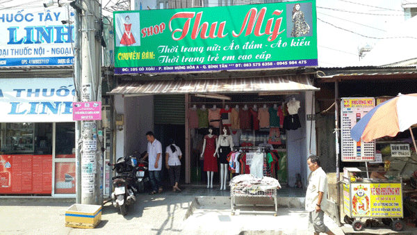 Sang shop thời trang nữ gần chợ gò xoài