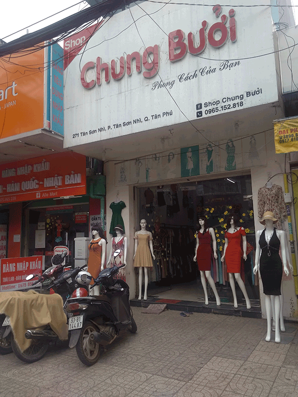 Sang shop thời trang Nữ Quận Tân Phú