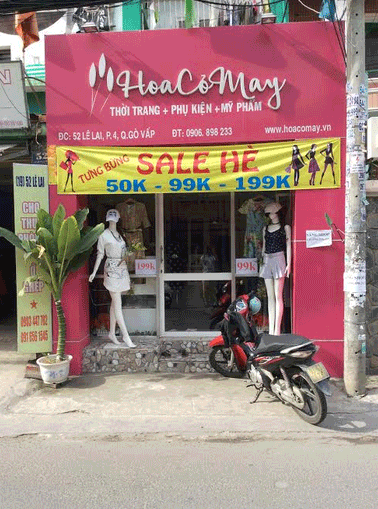 Sang shop thời trang quận Gò Vấp
