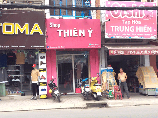 Sang shop thời trang quận Tân Bình