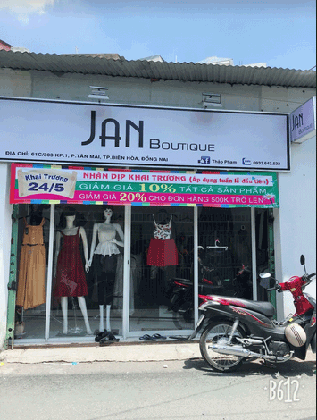 Sang shop thời trang Tp Biên Hòa, Đồng Nai