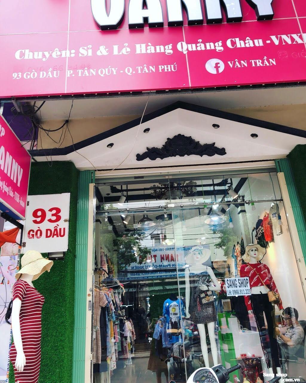 Sang Shop Thời Trang mặt bằng đẹp