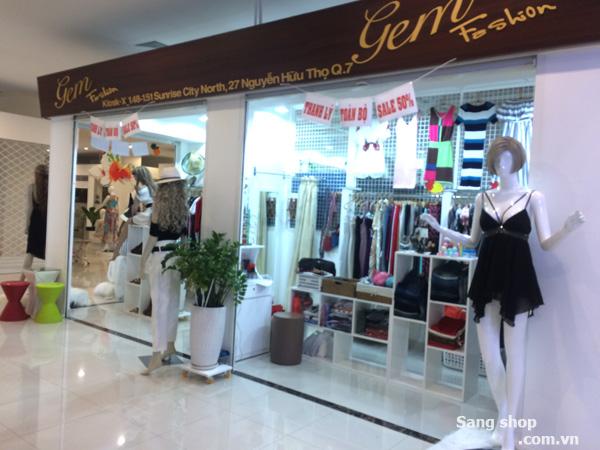 Cần sang 2 shop thời trang liền kề Sunrise City North