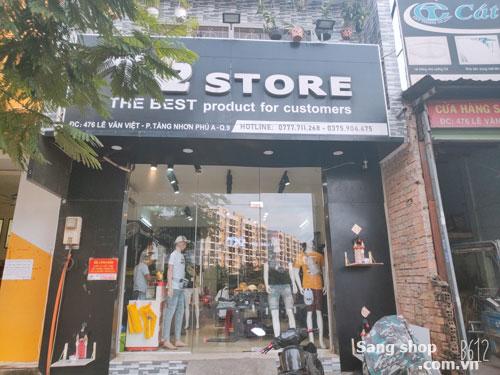 Cần sang gấp shop mặt tiền Lê Văn Việt