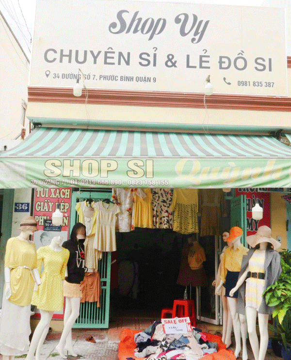 CẦN SANG SHOP ĐỒ Si Tại Quận 9 Tp. HCM