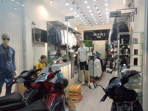 Mặt bằng Shop thời trang Manly