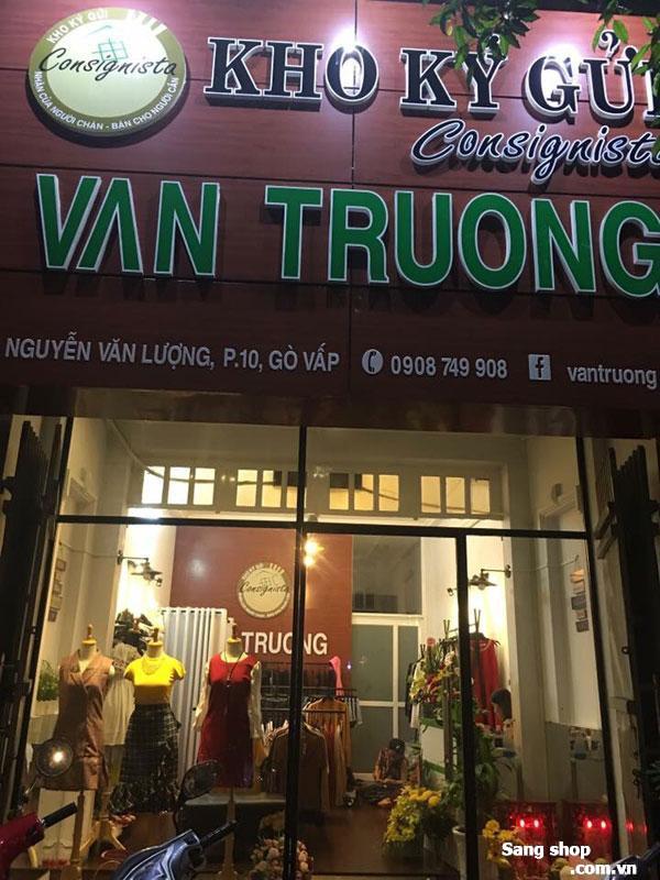 Sang gấp mặt bằng hoặc sang shop