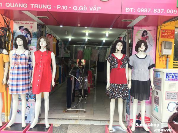 Sang gấp Shop đầm bầu mặt tiền đẹp nhất Quang Trung