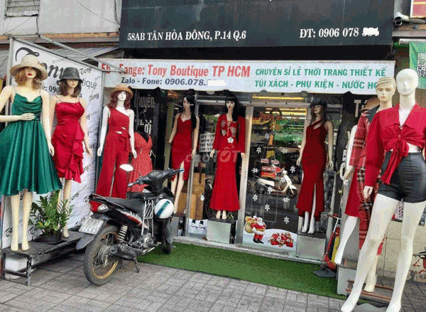 Sang gấp shop thời trang ngay trong Tết tại Quận 6