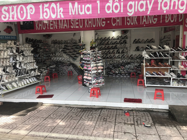 Sang lại mặt bằng shop giầy Quận Bình Thạnh