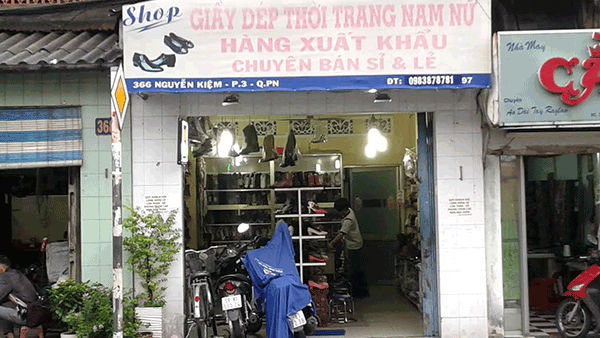 Sang lại shop thời trang giày xuất khẩu