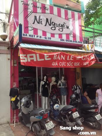 Sang lại Shop thời trang quần áo , linh kiện , túi sách