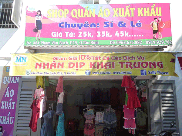 Sang lại shop thời Trang quận Gò Vấp