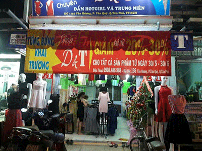 Sang mặt bằng shop quận Tân Phú