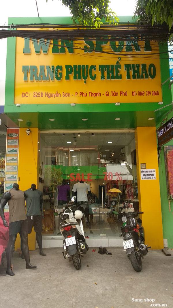 Sang mặt bằng shop thể thao