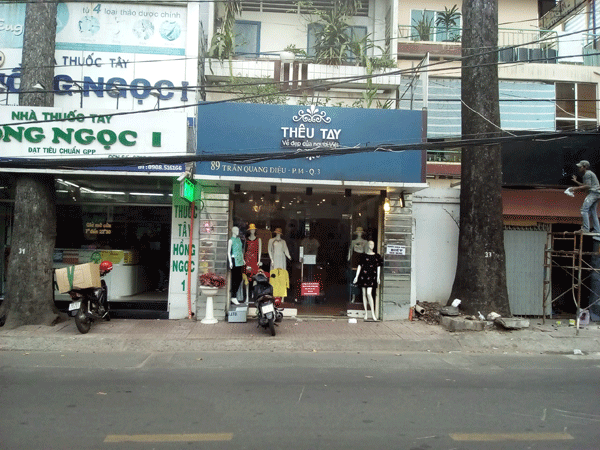 Sang mặt bằng Shop thời trang nữ