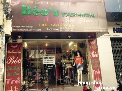 Sang MB hoặc shop thời trang Quận 1