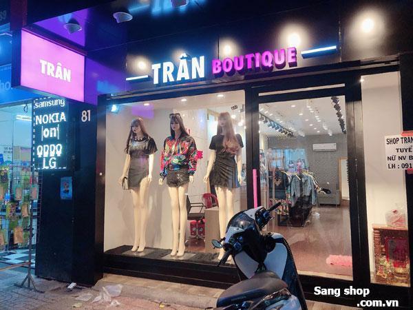 Sang nhanh shop quần áo nữ mặt bằng rộng đẹp