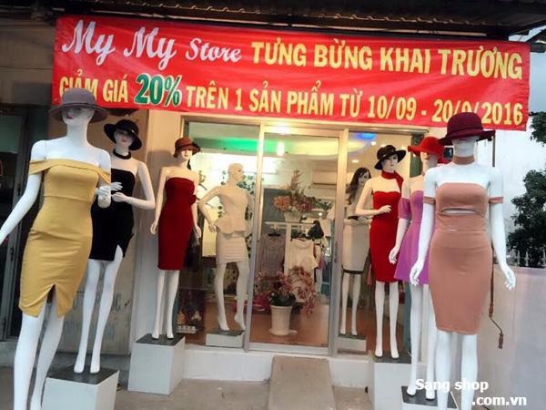 Sang nhượng shop thời trang mặt tiền thống nhât