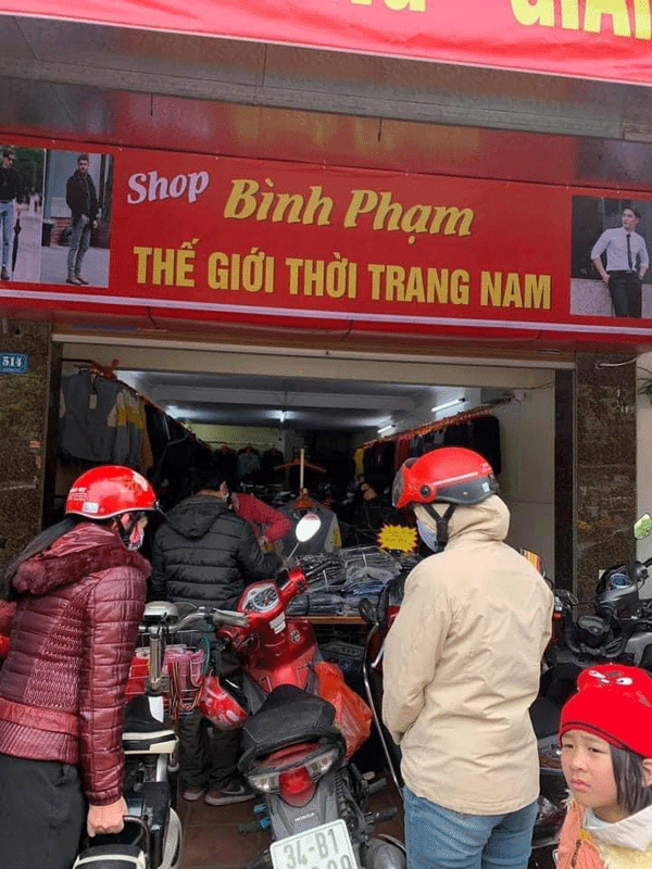 Sang nhượng shop thời trang Nam Tại Hải Dương