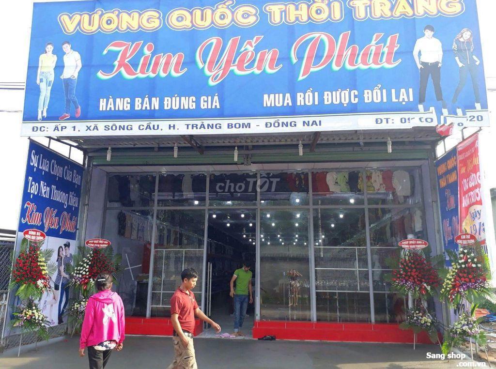 Sang nhượng shop thời trang