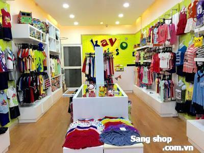 Sang shop đang kinh doanh mặt hàng quần áo trẻ em