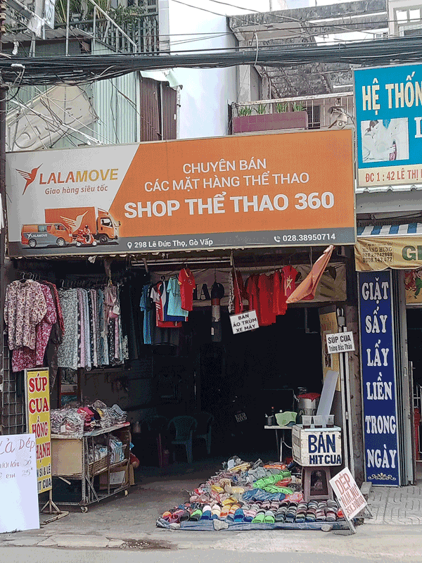 Sang Shop Đồ Thể Thao hoặc Cho Thuê Nhà Nguyên Căn